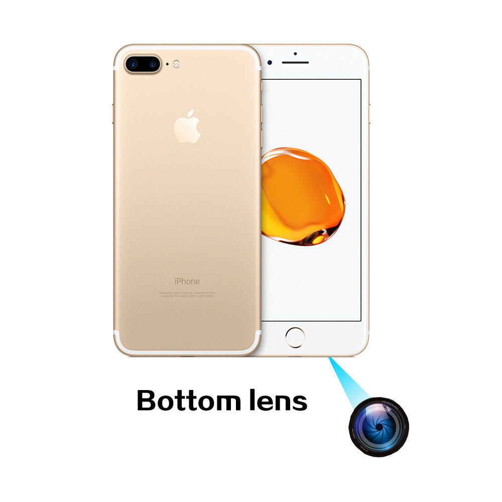 Customized portable iPhone 7/7P iphone 8/8P  hidden spy camera, HD 7 million pixel rear lens