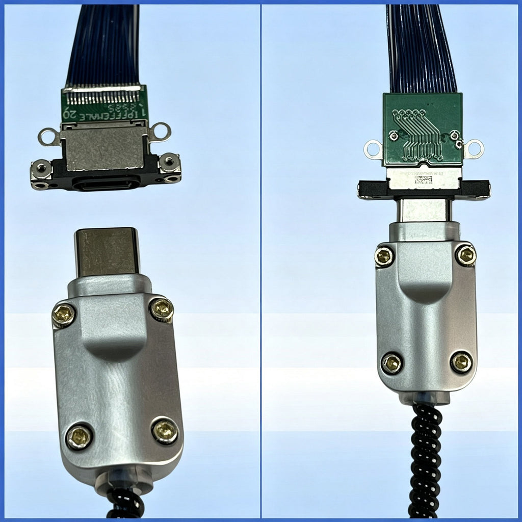 Front & Rear Camera Extension FFC Cable with USB-C Adapter | iPhone 12–16